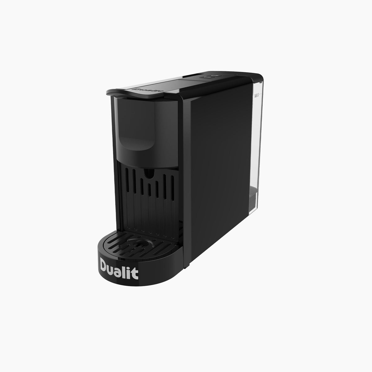 Dualit Pod Machine, three-quarter view