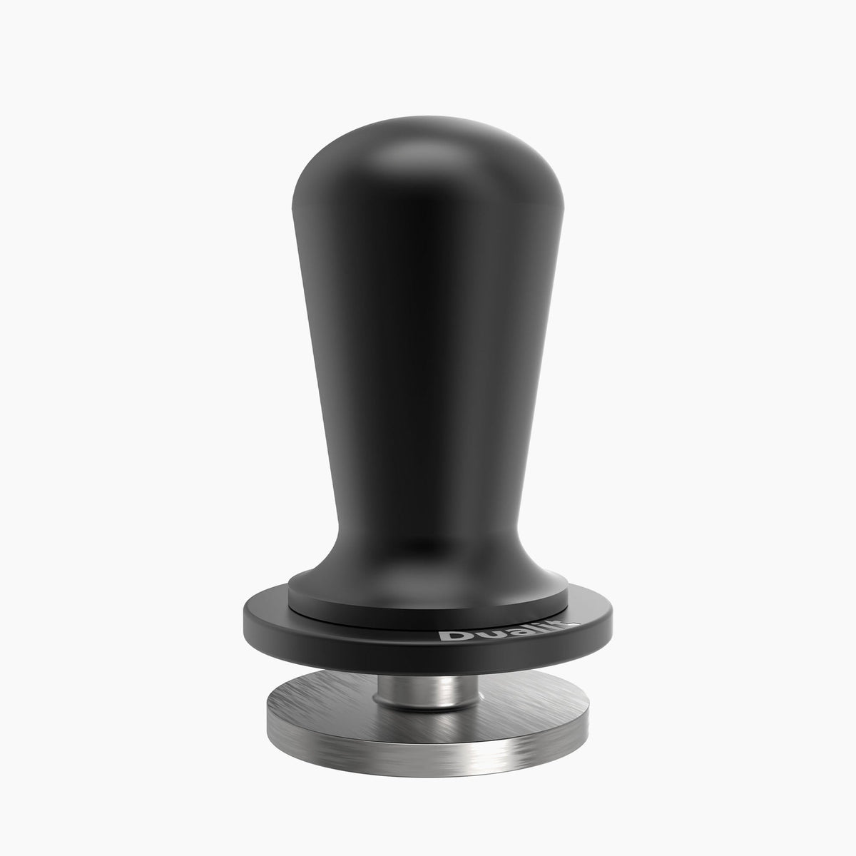 Dualit coffee tamper with levelling guide