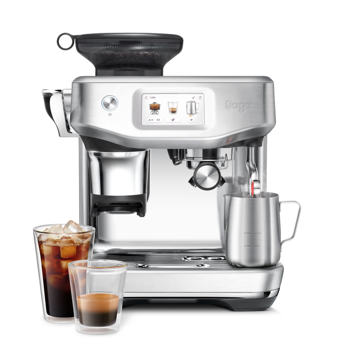 Sage Barista Touch Impress with Cold Extraction in brushed stainless steel